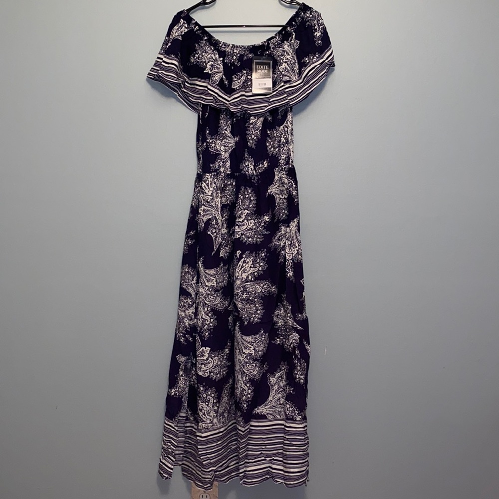 Off Shoulder Maxi Dress